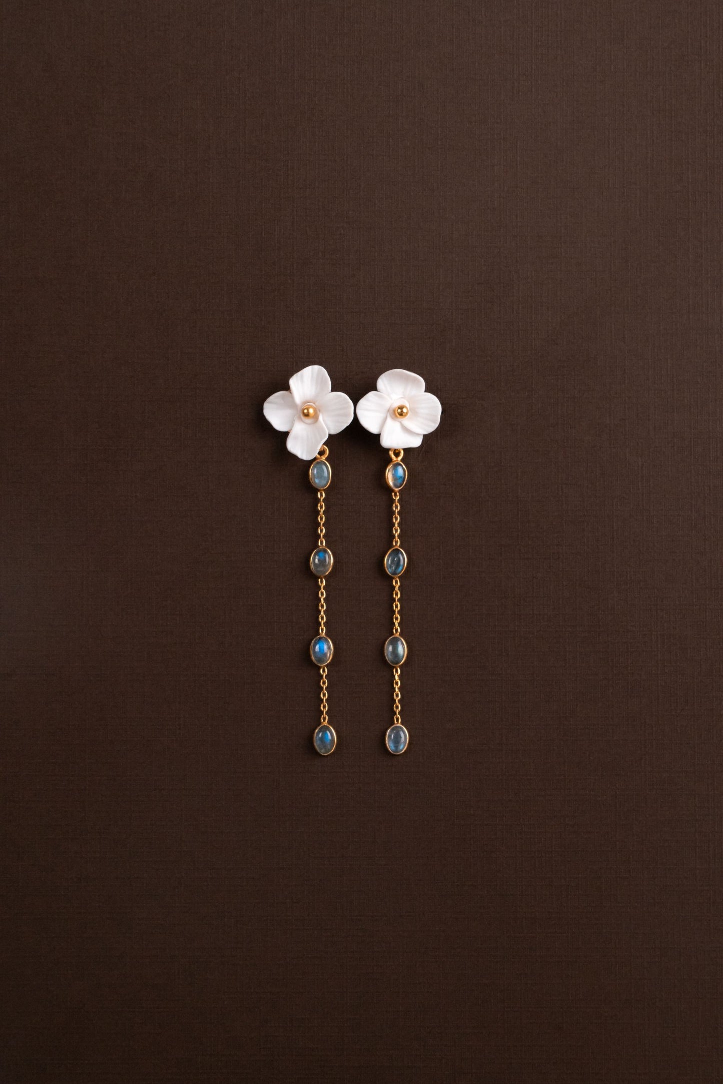 Pendientes Aquamarina