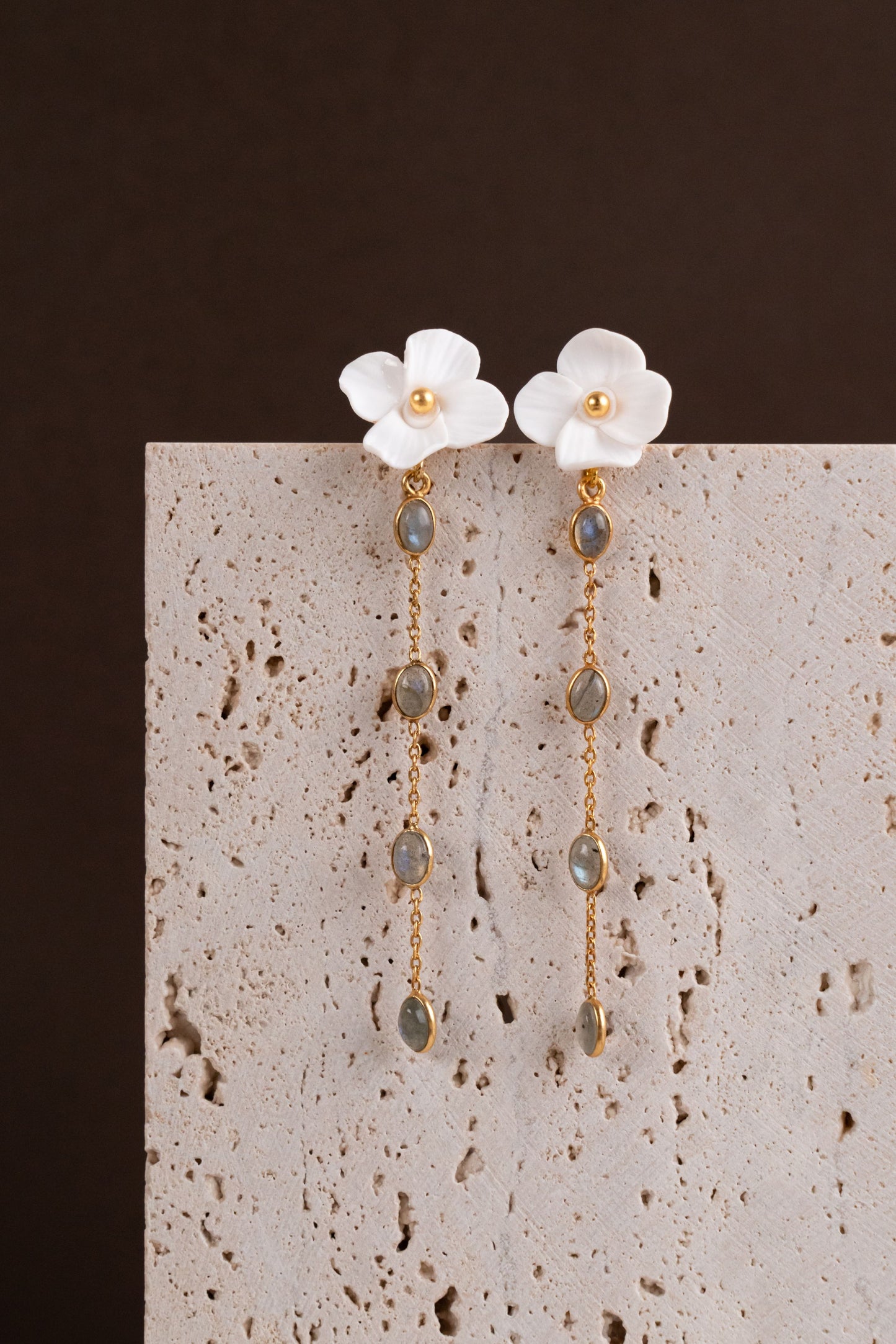 Pendientes Aquamarina